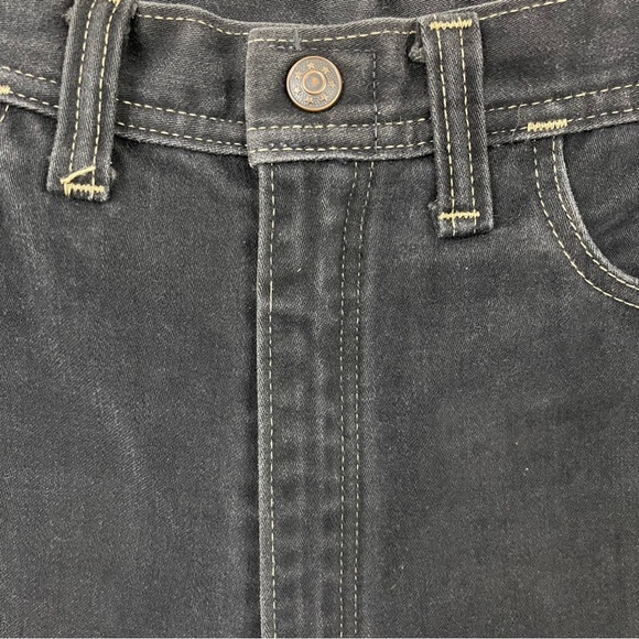 !SOLD! RED SNAP Vintage Black Dark Grey Star Pocket High Waisted Skater Jeans - Picture 5 of 12